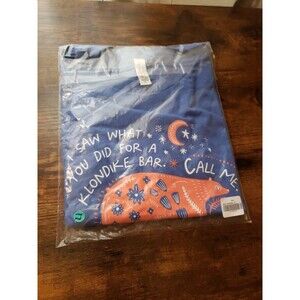 Canvas T-Shirt Size XL I Saw What You Did for A Klondike Bar Call Me Blue Bear